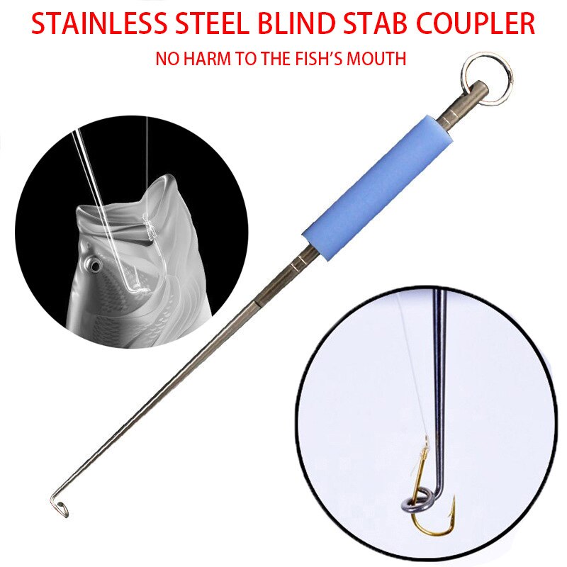 Fishing Hook Sharpener - ที่ถอดเบ็ดตกปลา 2/6/8 ชิ้น ทำจากสแตนเลส ใช้ถอดเบ็ดตกปลาได้อย่างรวดเร็ว อุปกรณ์ตกปลา