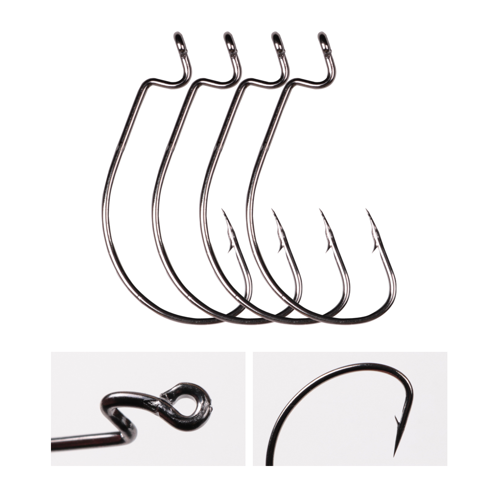 LUSHAZER 10 ชิ้น/ล็อตตะขอตกปลา - Fishing Hook Assortment บทวิจารณ์และราคา