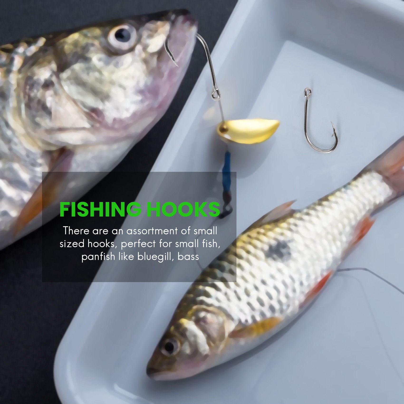 สินค้ามาใหม่ 500 ชิ้น/ชุด ขนาด - Fishing Hook Size บทวิจารณ์และราคา