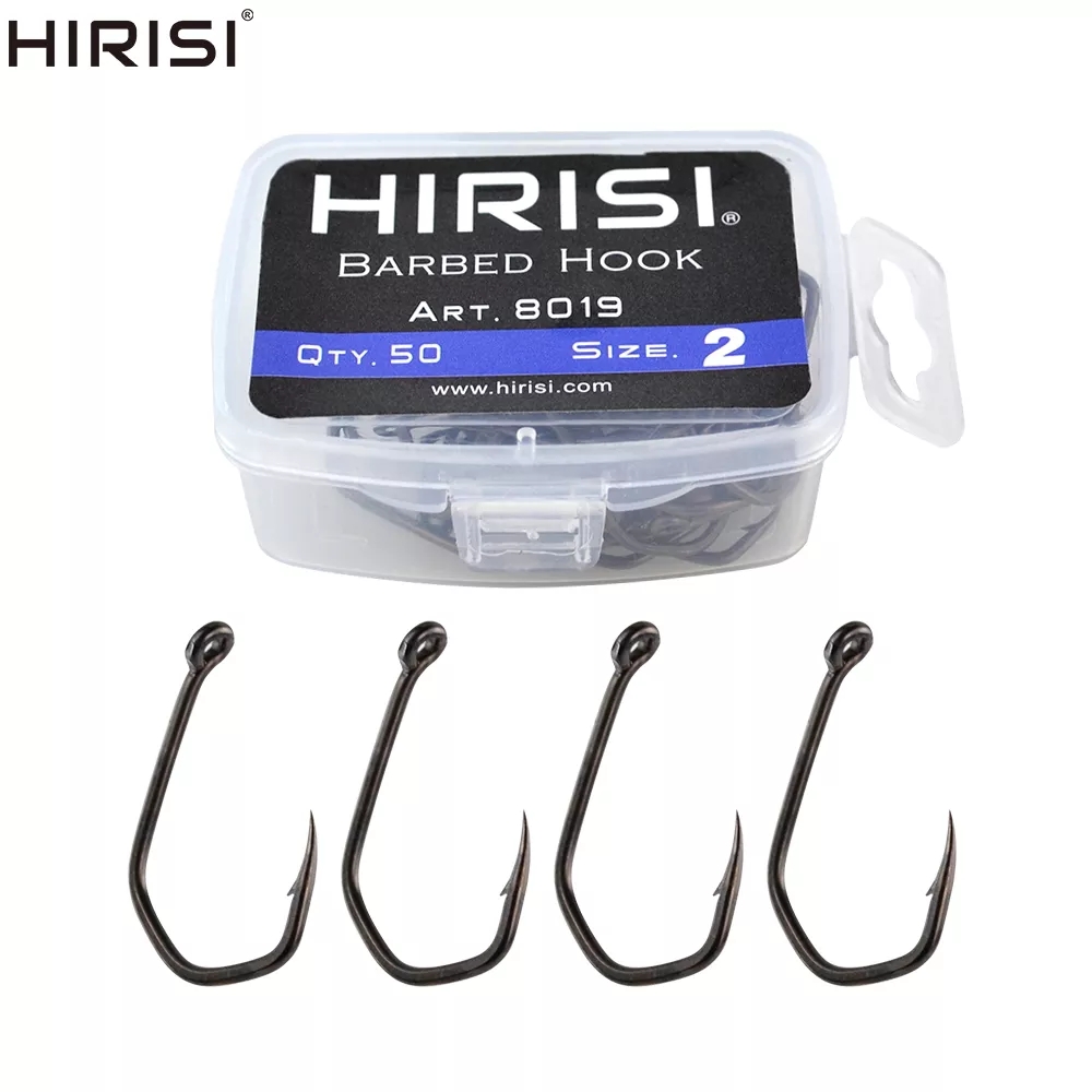 50pcs ปลาคาร์พตะขอตกปลา Barbed - Fishing Hook Assortment บทวิจารณ์และราคา