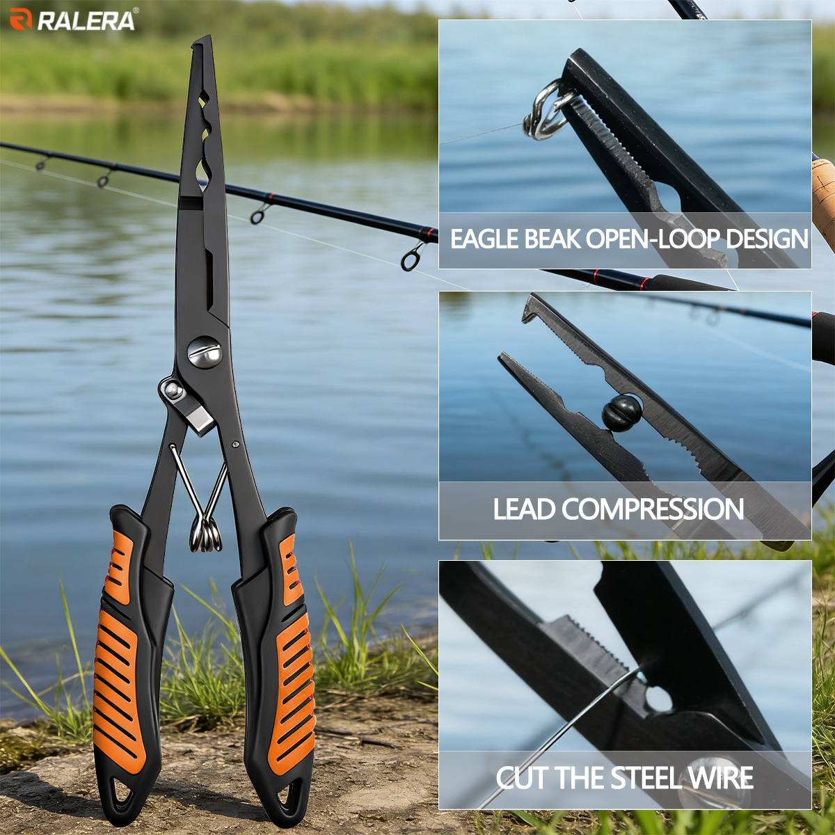 ชุดอุปกรณ์ตกปลา RALERA คีมจับป - Fishing Hook Sharpener บทวิจารณ์และราคา
