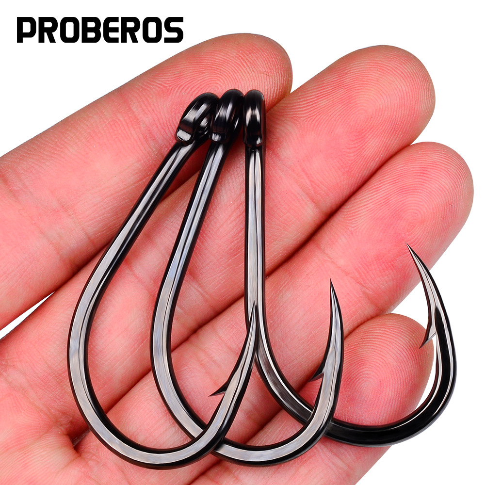 10 ชิ้นเหล็กคาร์บอนสูง Barbed  - Fishing Hook Assortment บทวิจารณ์และราคา