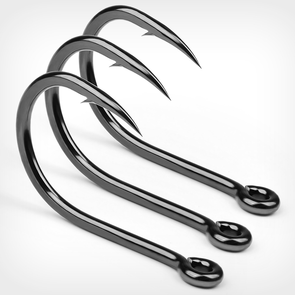 10 ชิ้นเหล็กคาร์บอนสูง Barbed  - Fishing Hook Assortment บทวิจารณ์และราคา